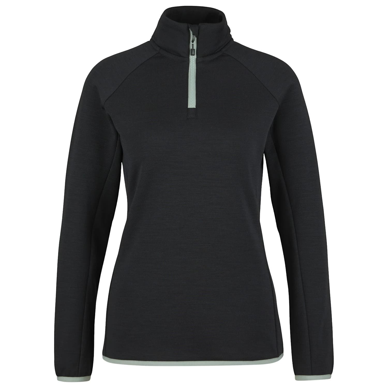 Дамски вълнен пуловер Heber Peak Women's MerinoBlend SaplingHe. II Half Zip Jumper - Black