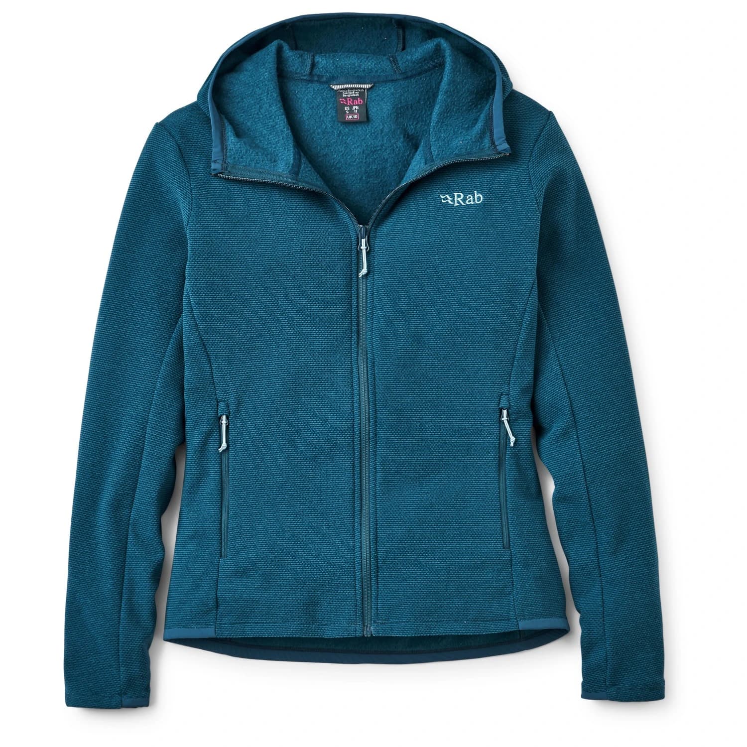 Дамско поларено яке Rab Women's Stavel Hoody Fleece jacket - Tempest Blue