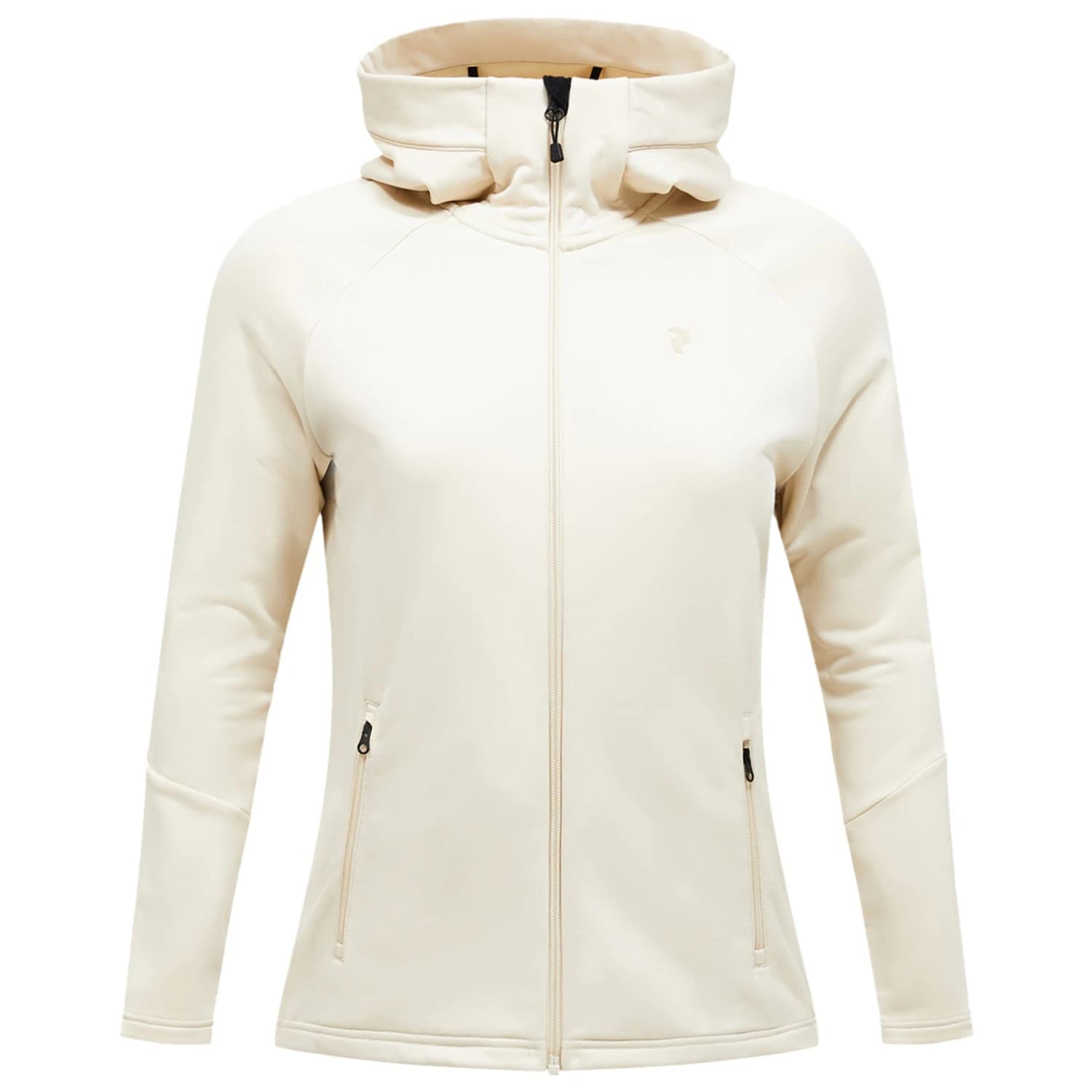 Дамско поларено яке Peak Performance Women's Rider Essentials Zip Hood Fleece jacket - Sand Fog