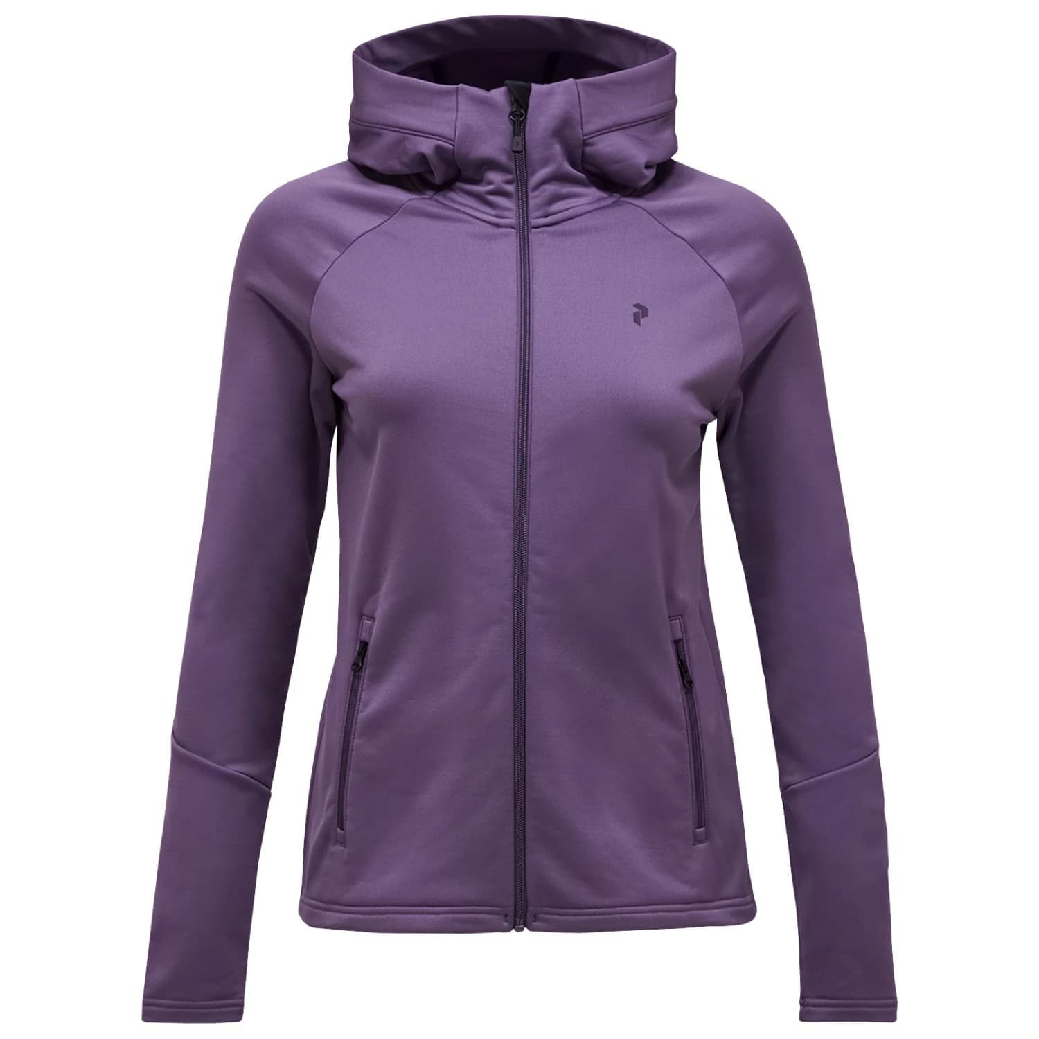Дамско поларено яке Peak Performance Women's Rider Essentials Zip Hood Fleece jacket - Montana Grape / Montana Grape