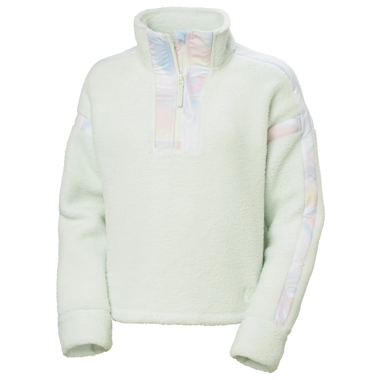 Дамски поларен пуловер Helly Hansen Women's Imperial Pile Zip Pullover Fleece jumper - Seafoam Reflection AOP