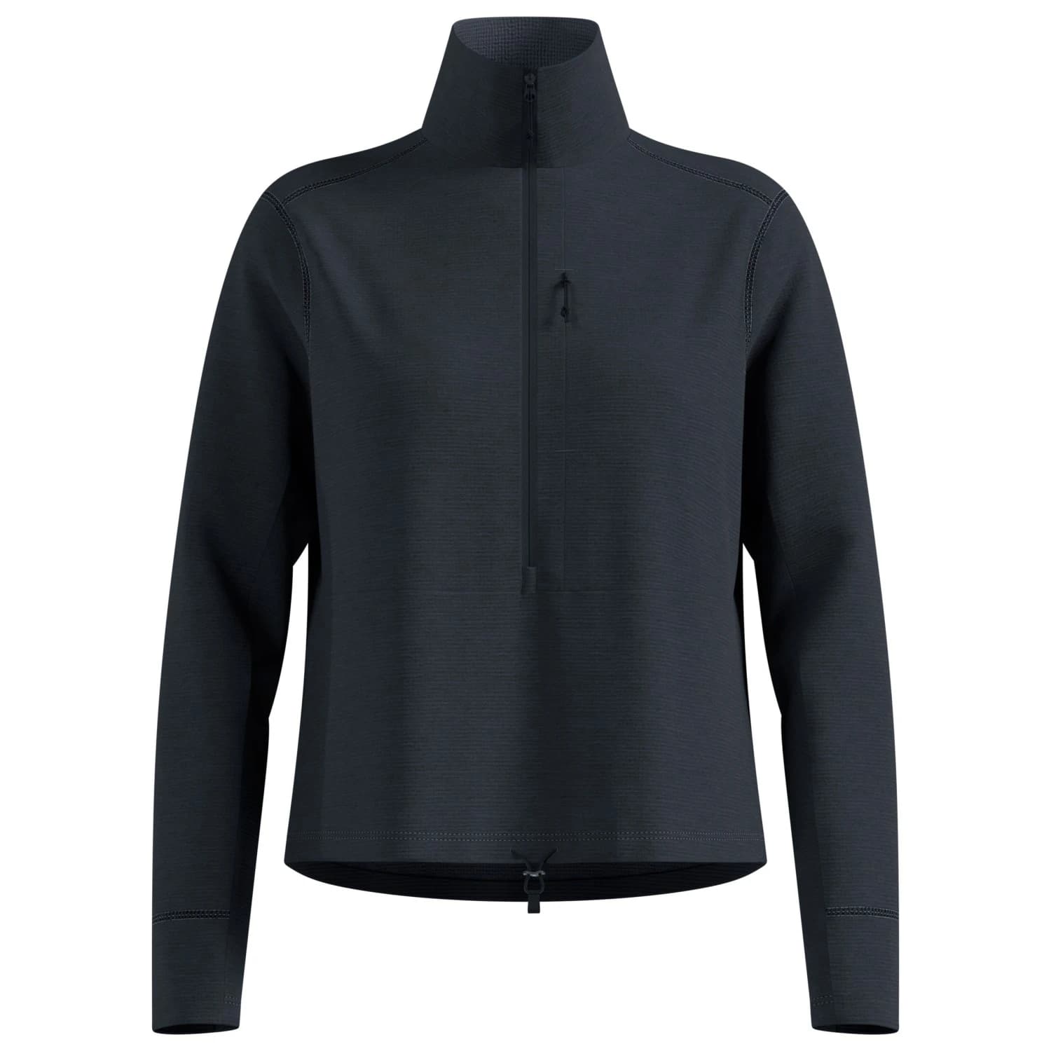 Дамско поларено яке Odlo Women's Mid Layer 1/2 Zip Grid Fleece Fleece jacket - Black Melange