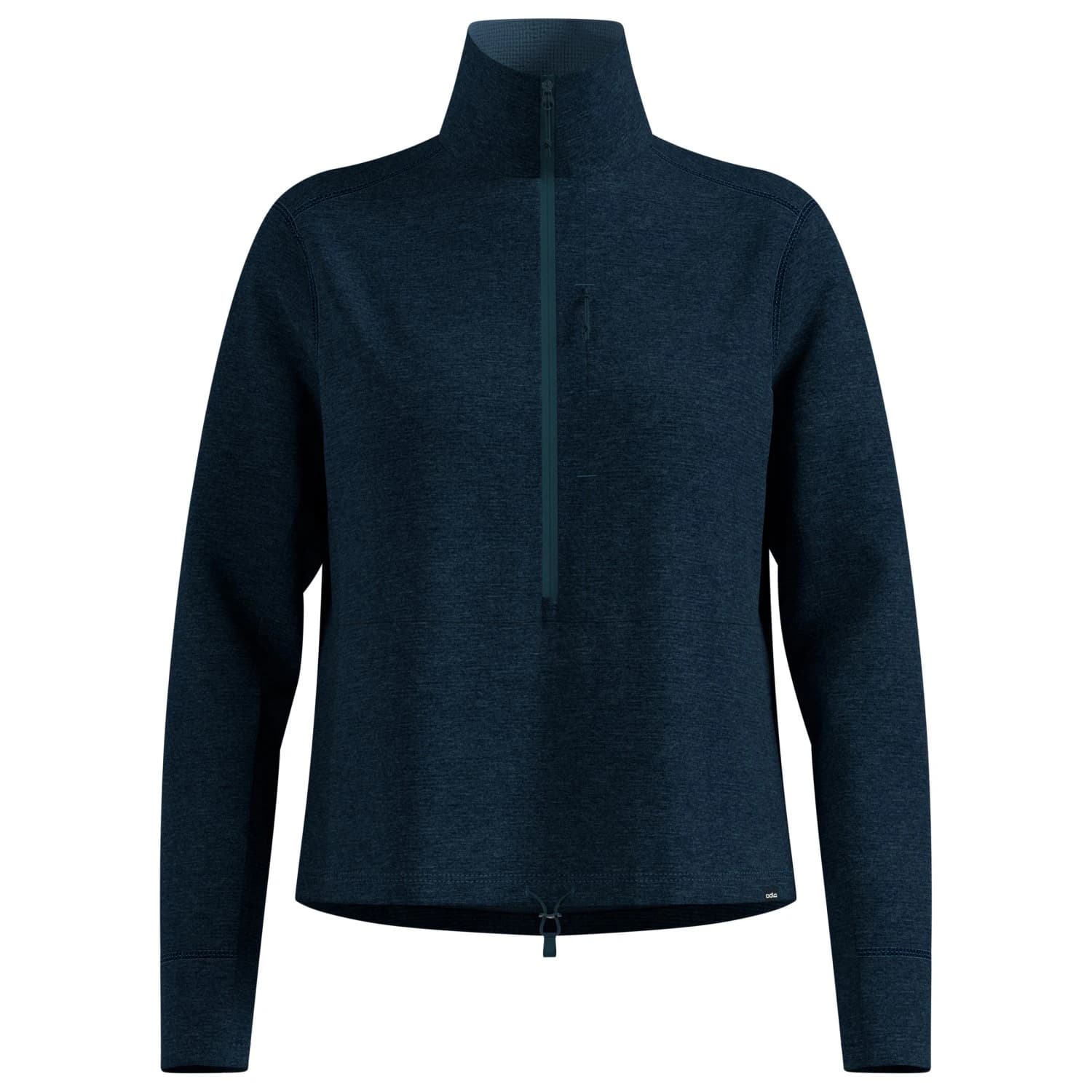 Дамско поларено яке Odlo Women's Mid Layer 1/2 Zip Grid Fleece Fleece jacket - Reflecting Pond