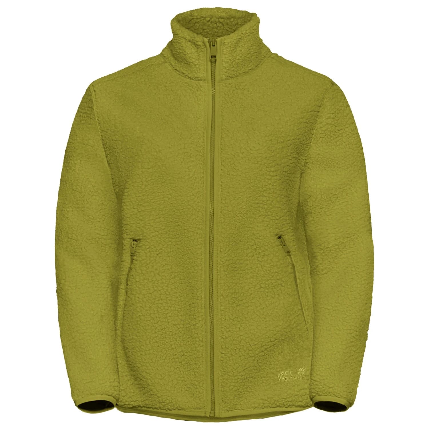 Дамско поларено яке Jack Wolfskin Women's High Curl Jacket Fleece jacket - Khaki Green
