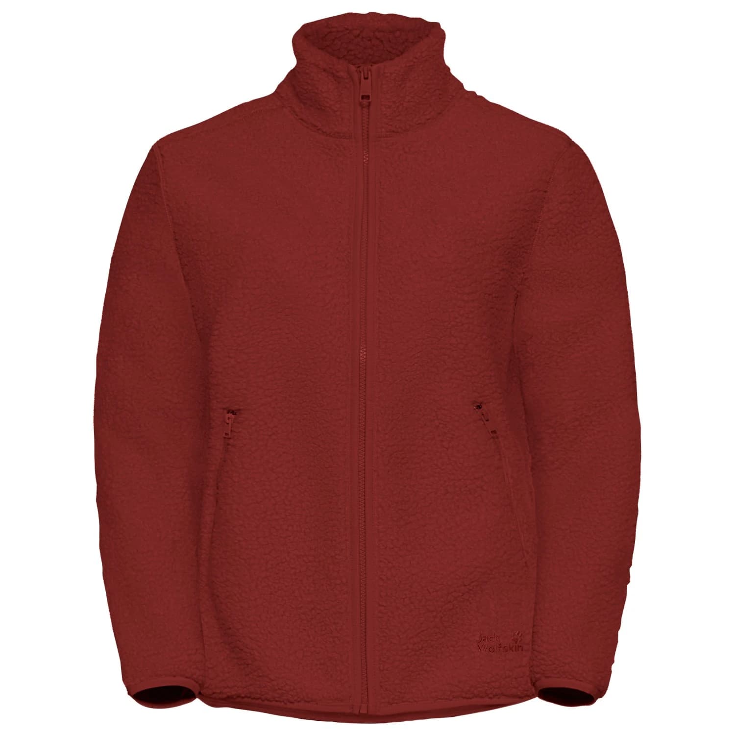 Дамско поларено яке Jack Wolfskin Women's High Curl Jacket Fleece jacket - Merlot