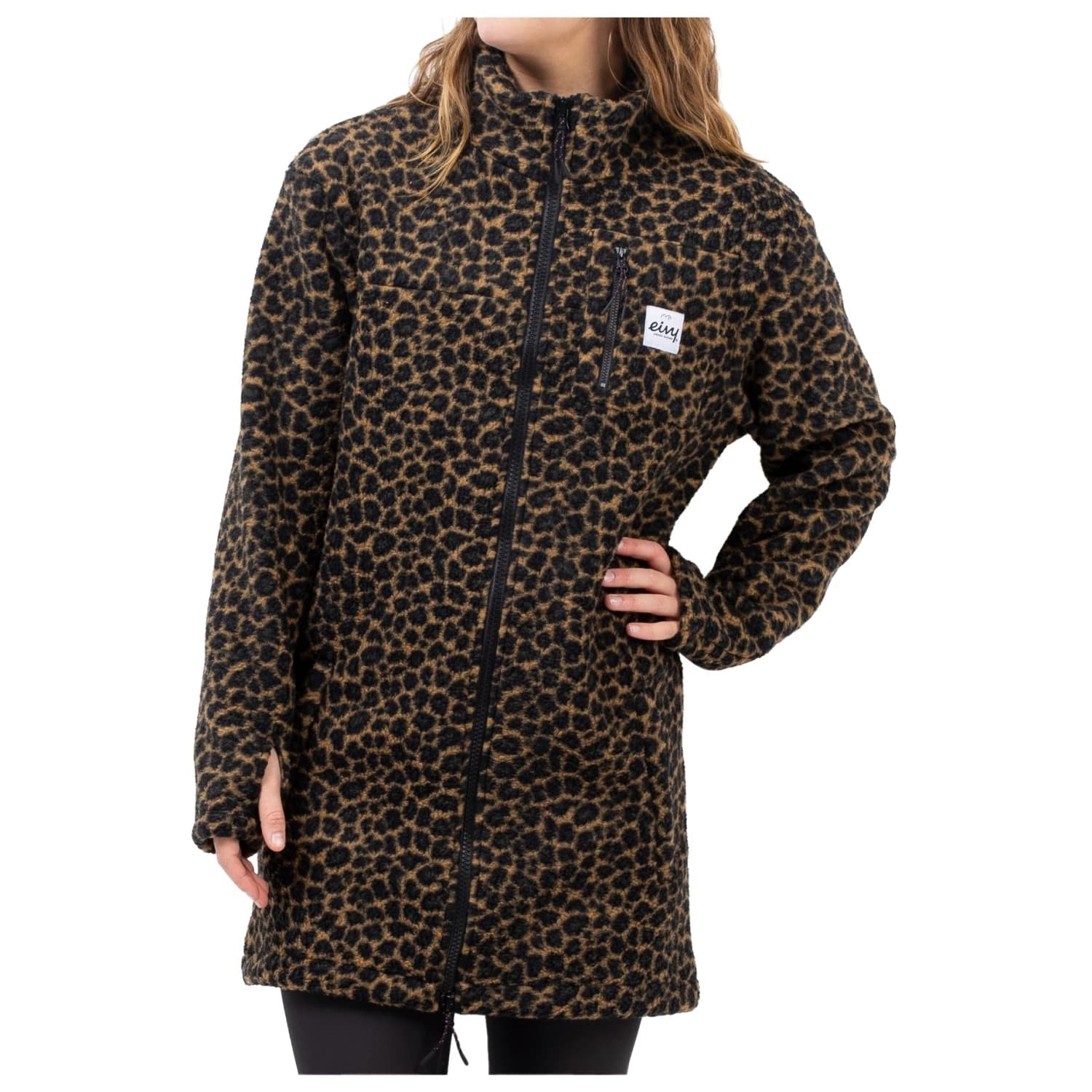 Дамско поларено яке Eivy Women's Versa Sherpa Coat Fleece jacket - Leopard