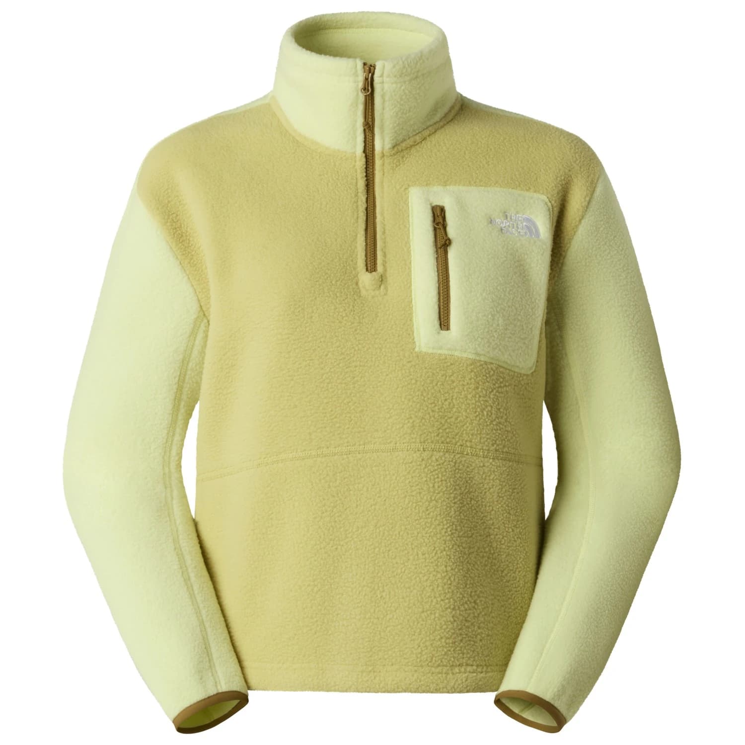 Дамски поларен пуловер The North Face Women's Yumiori 1/4 Zip Fleece jumper - Pear / Lemon Mist / Cedar