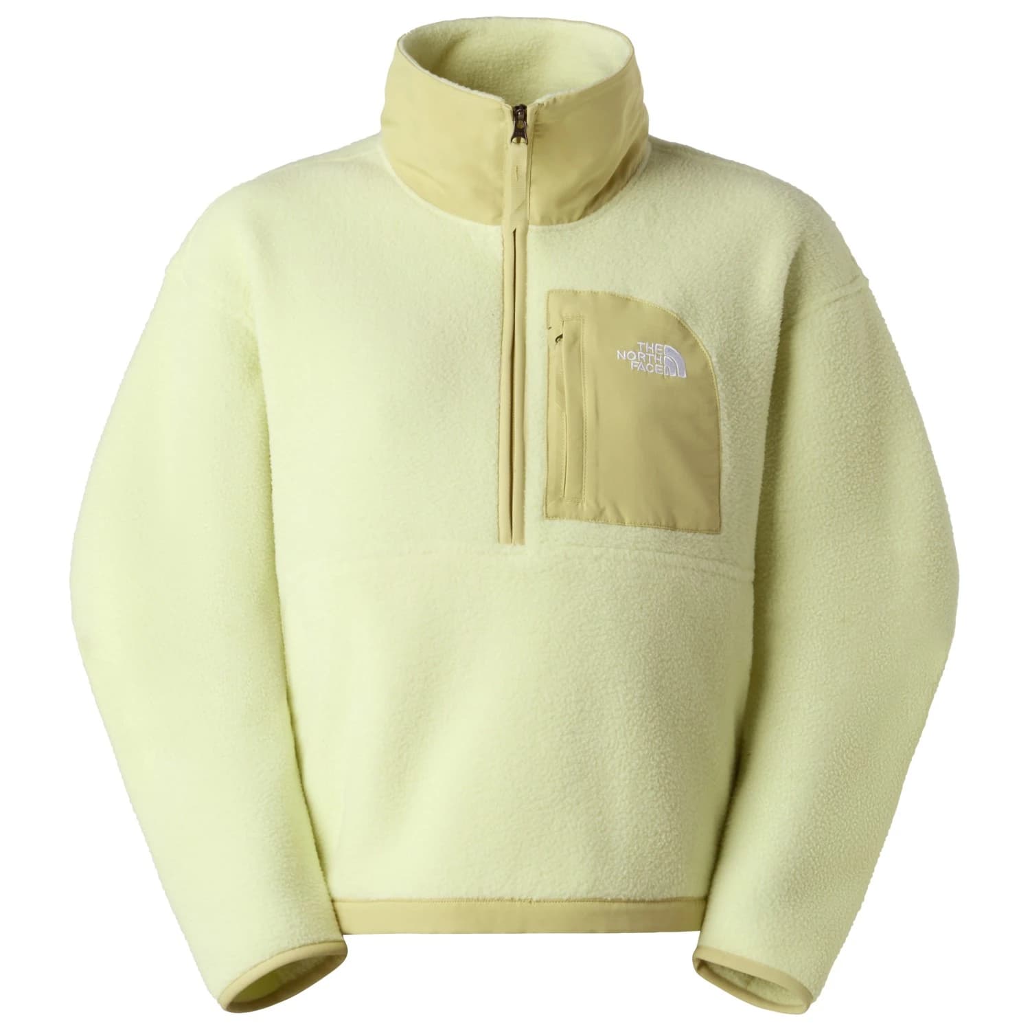 Дамски поларен пуловер The North Face Women's Yumiori Off Peak 1/2 Zip Jacket Fleece jumper - Lemon Mist / Pear