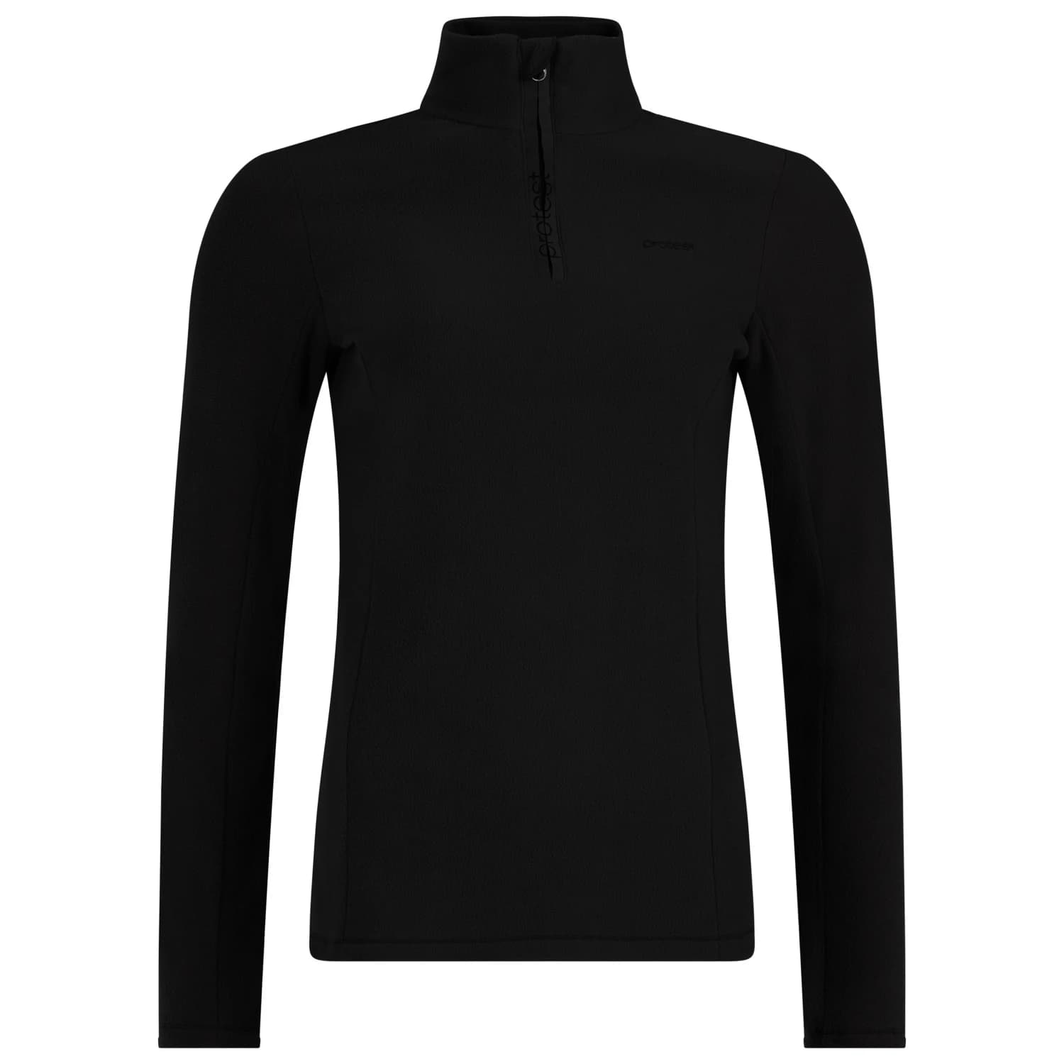Дамски поларен пуловер Protest Women's PRTRemutez 1/4 Zip Active Top Fleece jumper - True Black