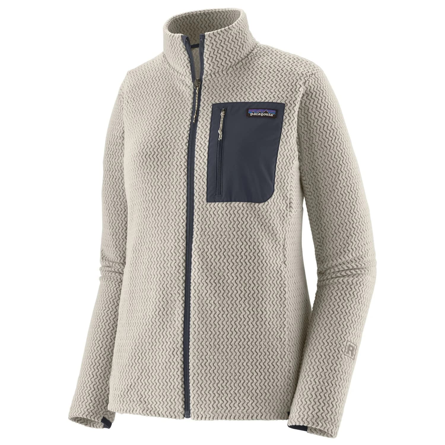 Дамско поларено яке Patagonia Women's R1 Air Jacket Fleece jacket - Birch White