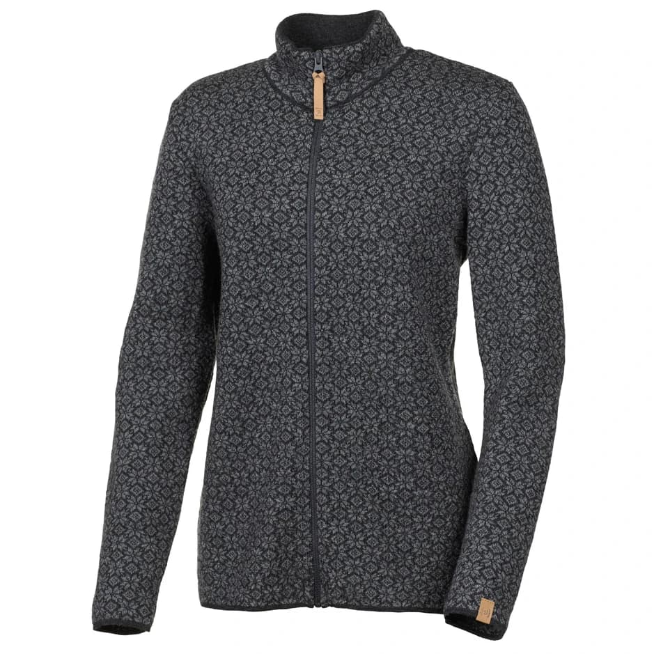 Вълнено яке Ivanhoe of Sweden Women's Fiona Full Zip Wool jacket - Graphite Marl