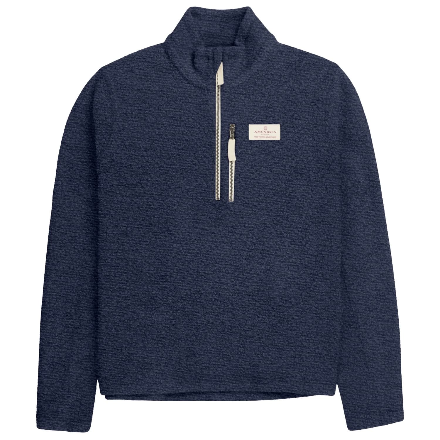 Дамски вълнен пуловер Amundsen sports Women's Hut Half Zip Jumper - Faded Navy