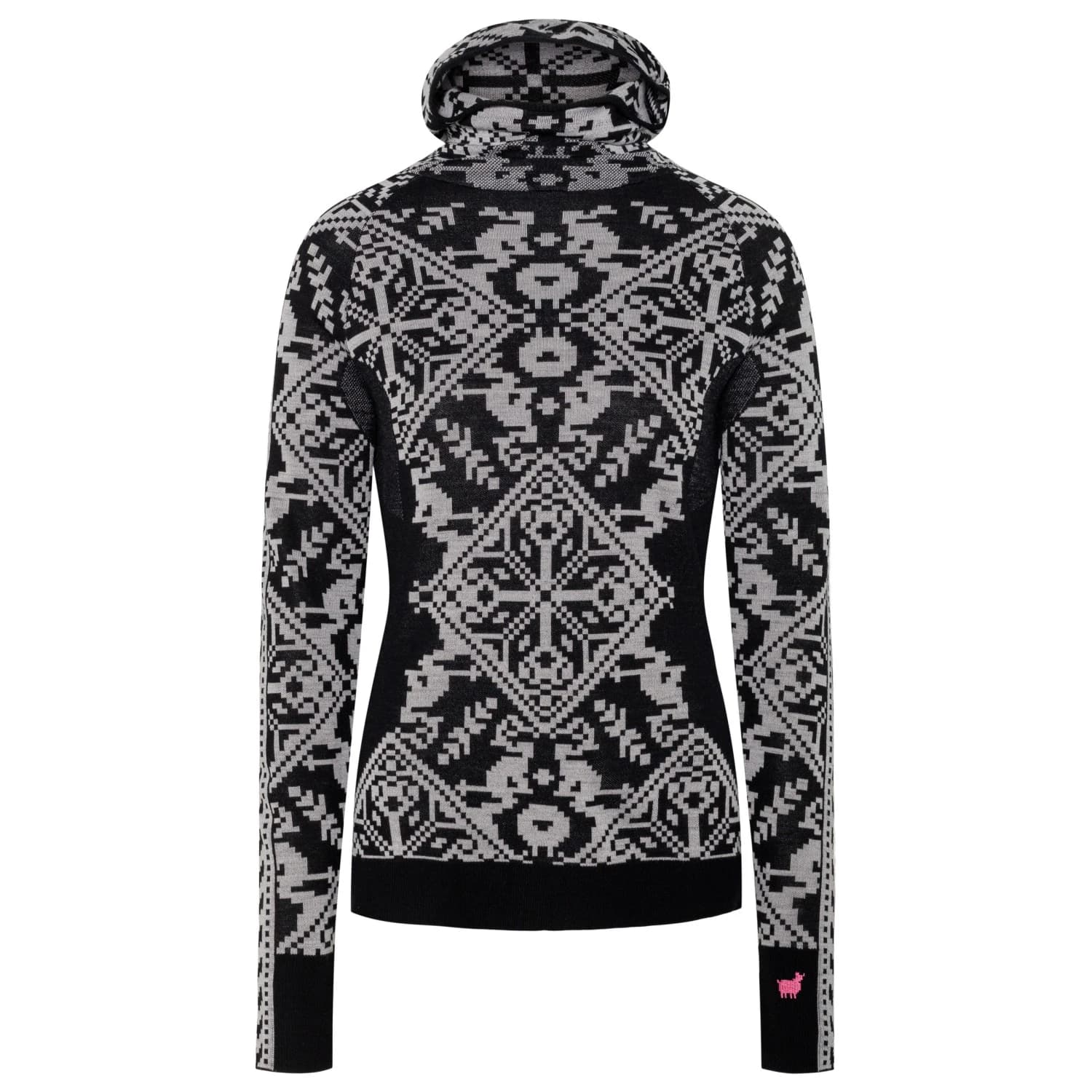 Дамско мериносово термобельо Kari Traa Women's Saga Hood Merino base layer - Black