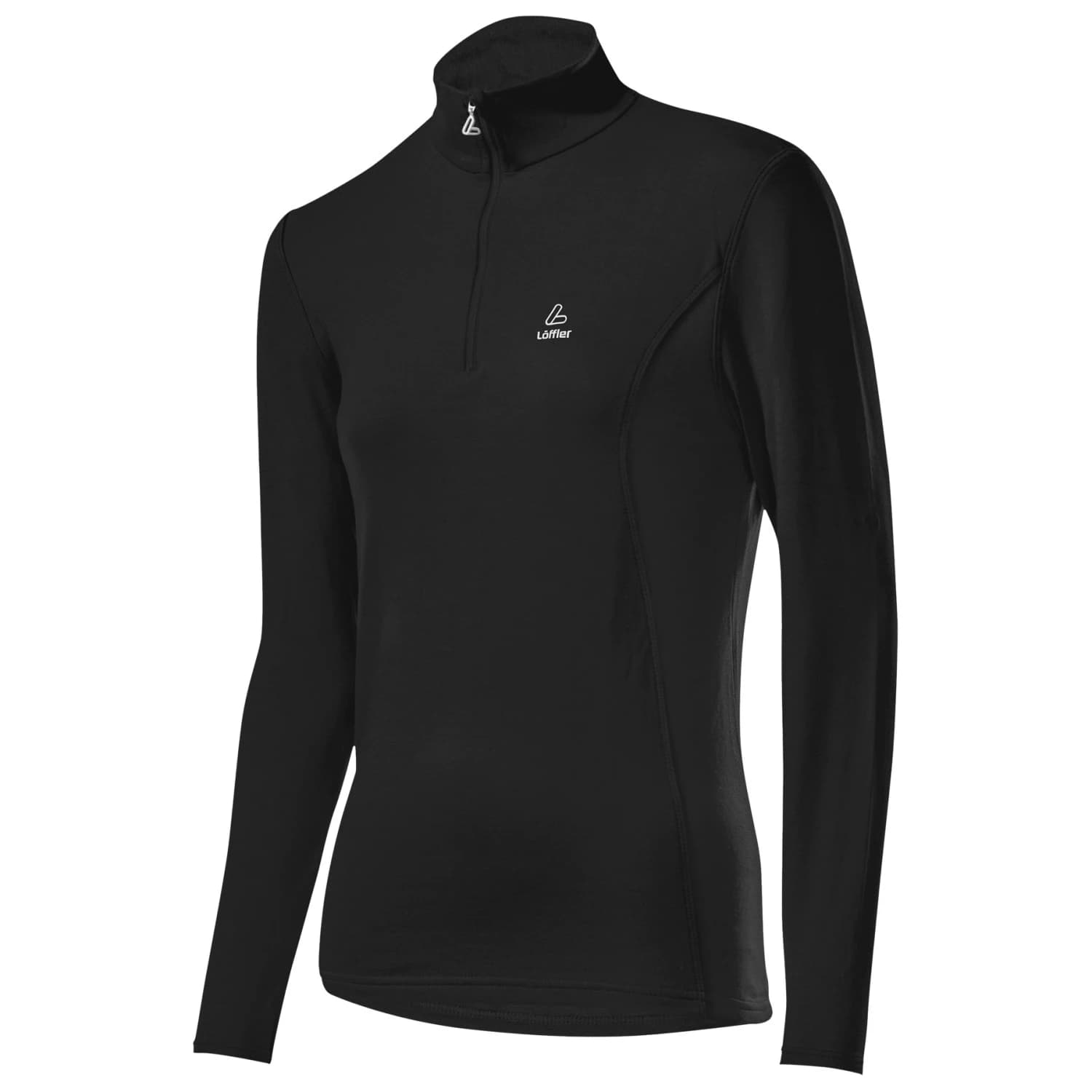 Дамски поларен пуловер Löffler Women's Midlayer Transtex Fleece jumper - Black