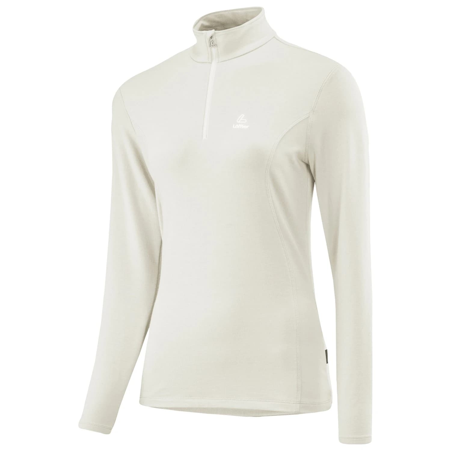 Дамски поларен пуловер Löffler Women's Midlayer Transtex Fleece jumper - Creme White