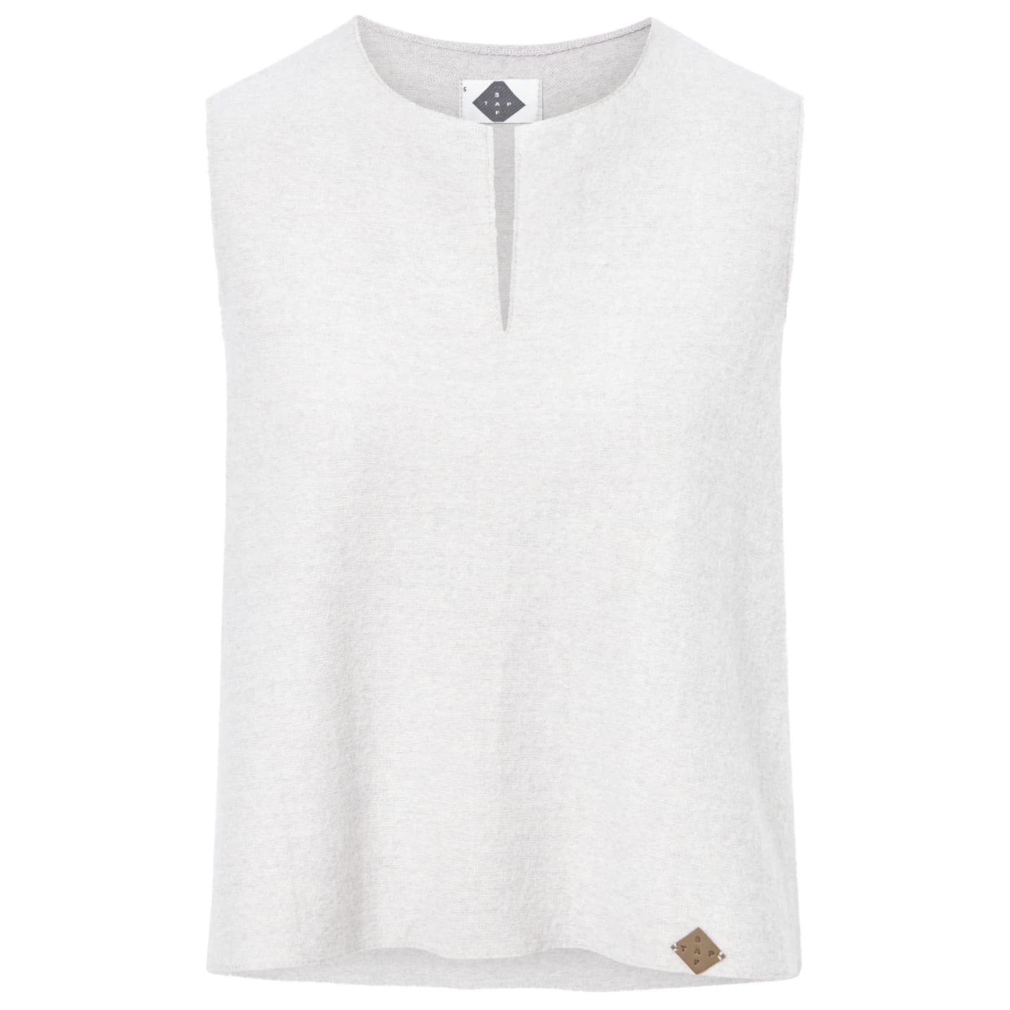 Дамски вълнен пуловер Stapf Women's Katharina Vest - Écru