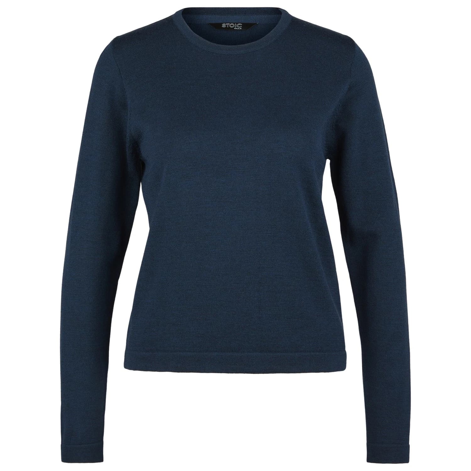 Дамски вълнен пуловер Stoic Women's MerinoKnit MMXX.Kniva II Sweater Merino jumper - Dark Navy / Melange