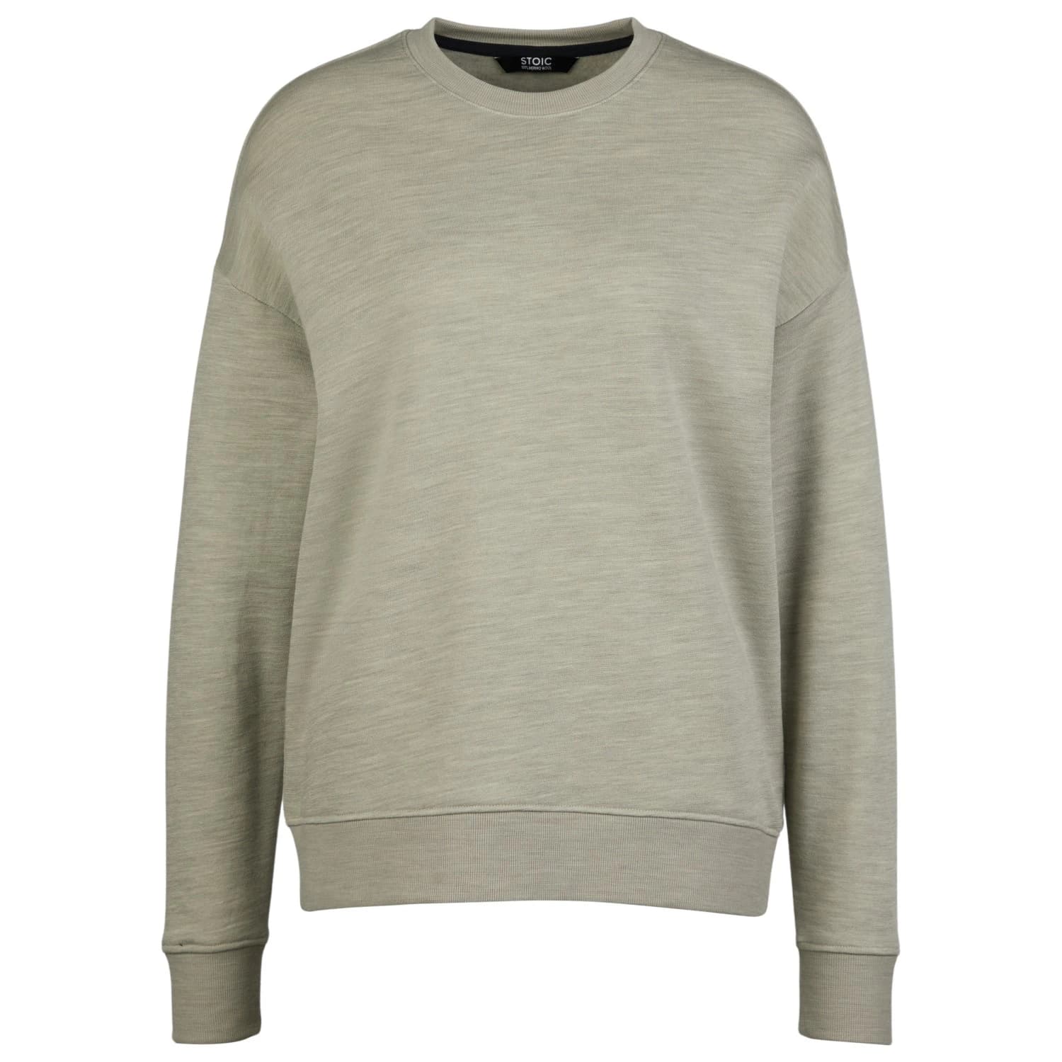 Дамски вълнен пуловер Stoic Women's MerinoFleece240 MMXX.Persberg Crew Merino jumper - Stone Grey Melange