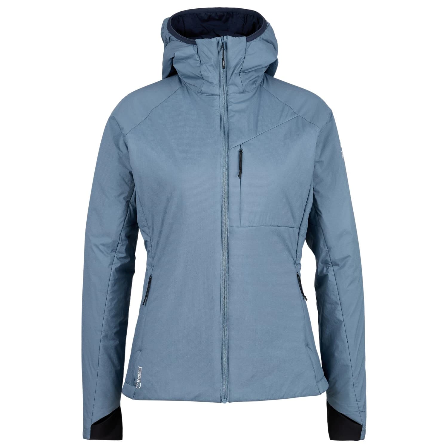 Дамско вълнено яке Stoic Women's MountainWool60 JokkmokkSt. Hoody Insulation jacket - Ocean Blue
