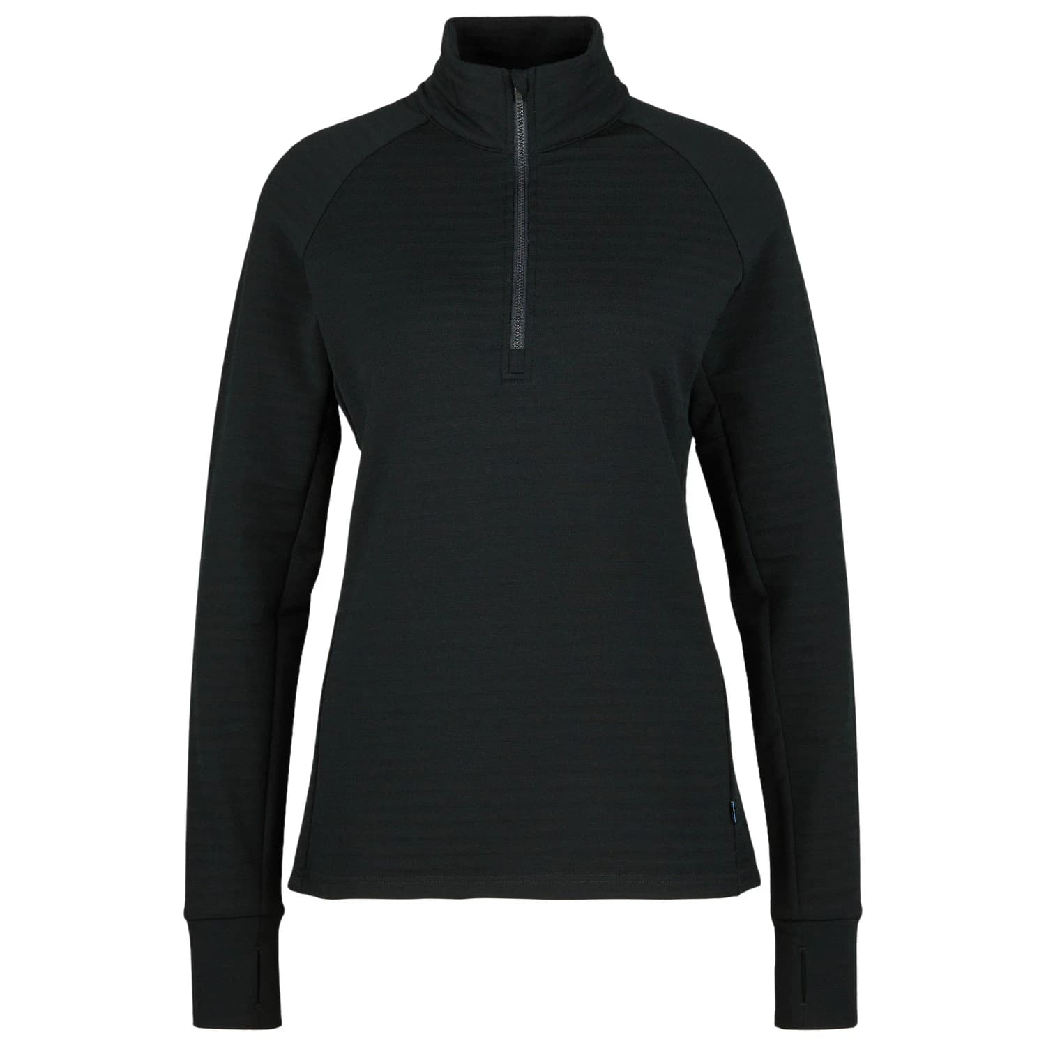 Дамски вълнен пуловер Stoic Women's MerinoFleece260 FlenSt. Half Zip Merino jumper - Black