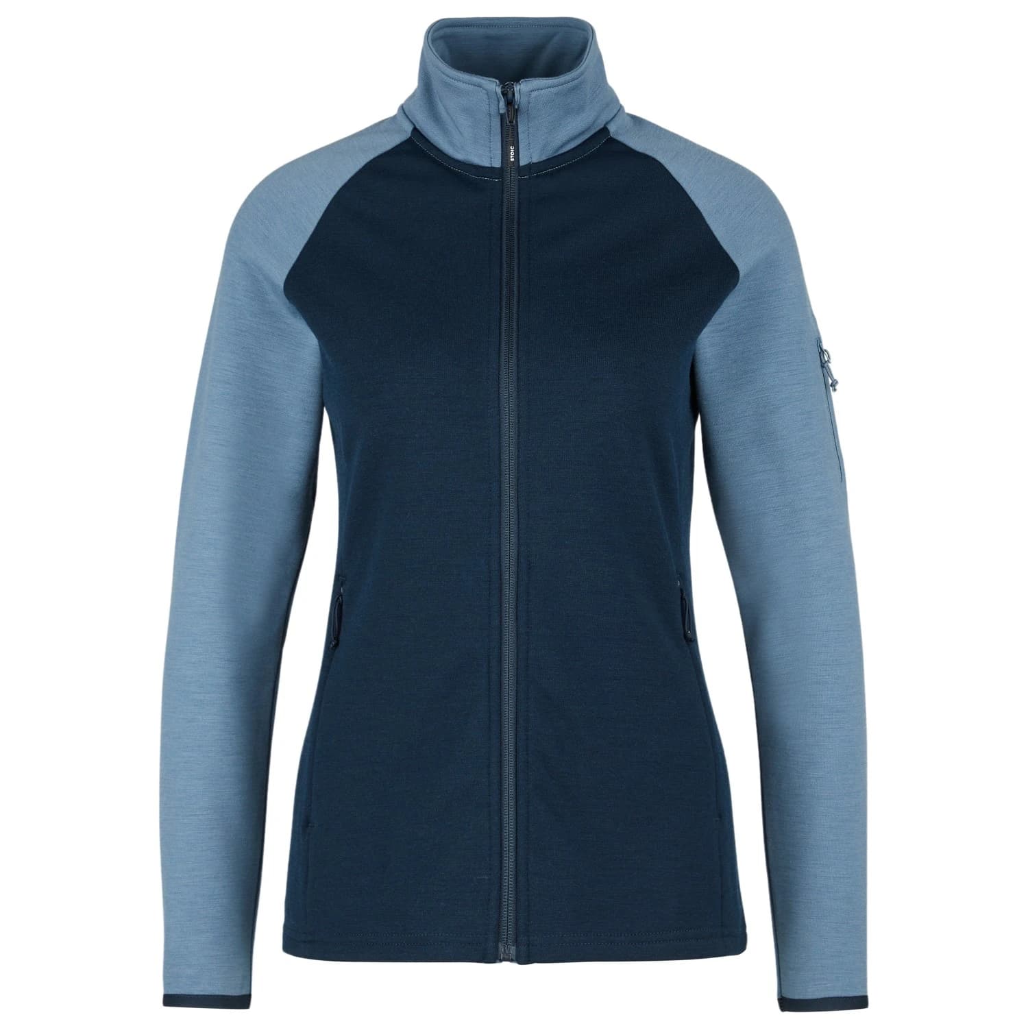 Дамско вълнено яке Stoic Women's MerinoFleece335 KuolpaSt. II Jacket Merino jacket - Ocean Blue / Dark Navy