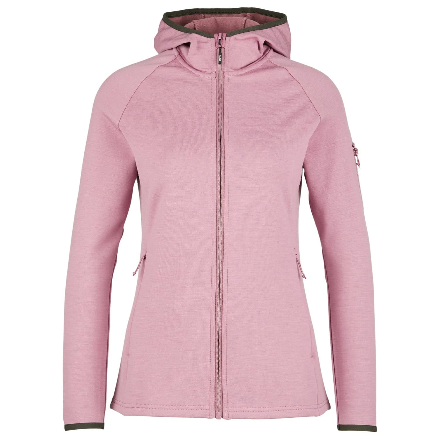 Дамско вълнено яке Stoic Women's MerinoFleece335 KuolpaSt. II Zip Hoody Merino hoodie - Dark Orchid