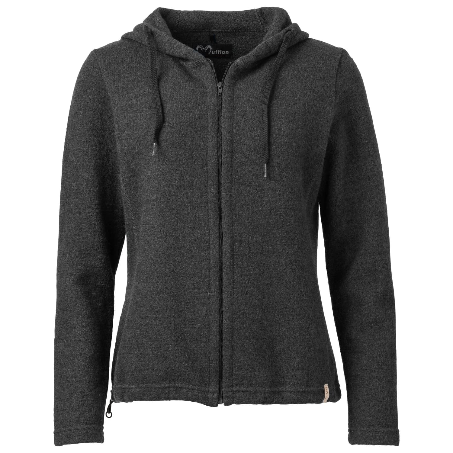 Дамско вълнено яке Mufflon Women's Kalea Merino hoodie - Anthracite