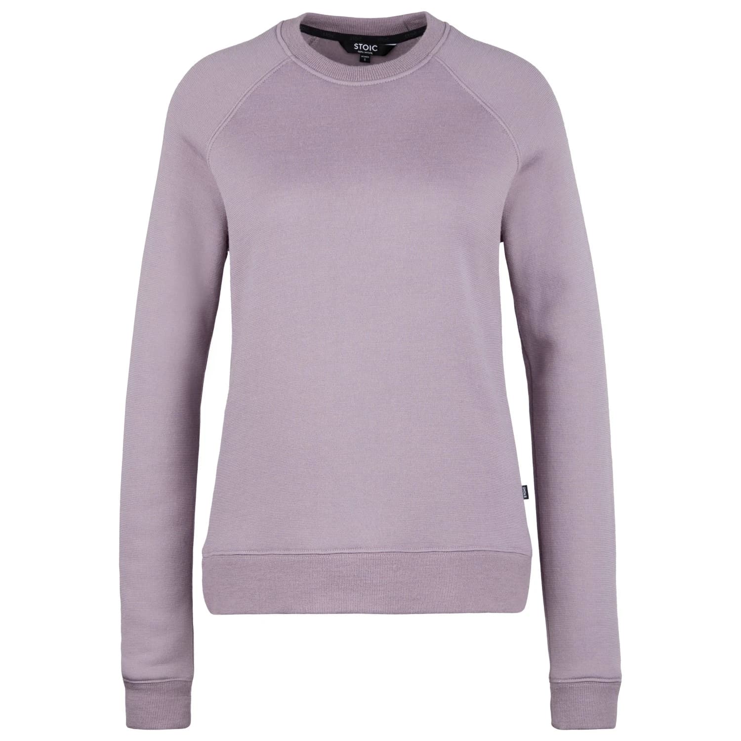 Дамски вълнен пуловер Stoic Women's MerinoFlatFleece240 SolbergSt. Crew Merino jumper - Plum Grey