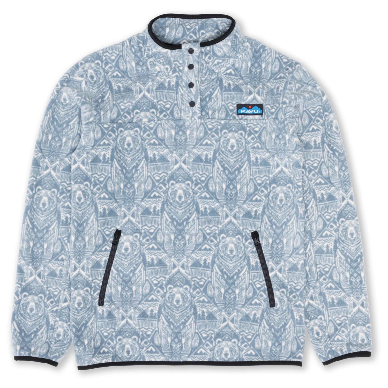 Поларен пуловер KAVU Women's Cavanaugh Fleece jumper - Sky Bear