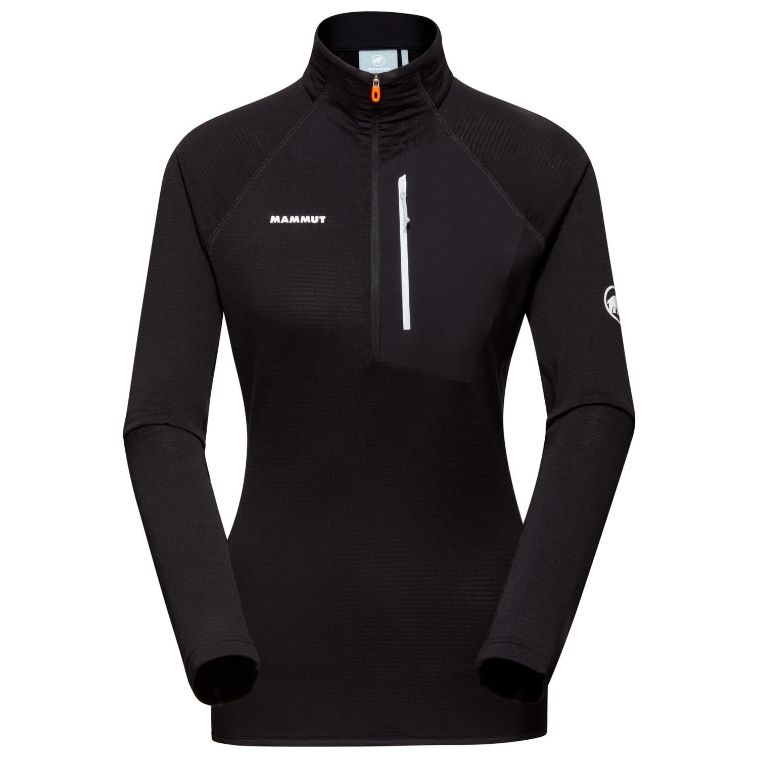 Дамски поларен пуловер Mammut Women's Aenergy Light Midlayer Half Zip Pull Fleece jumper - Black