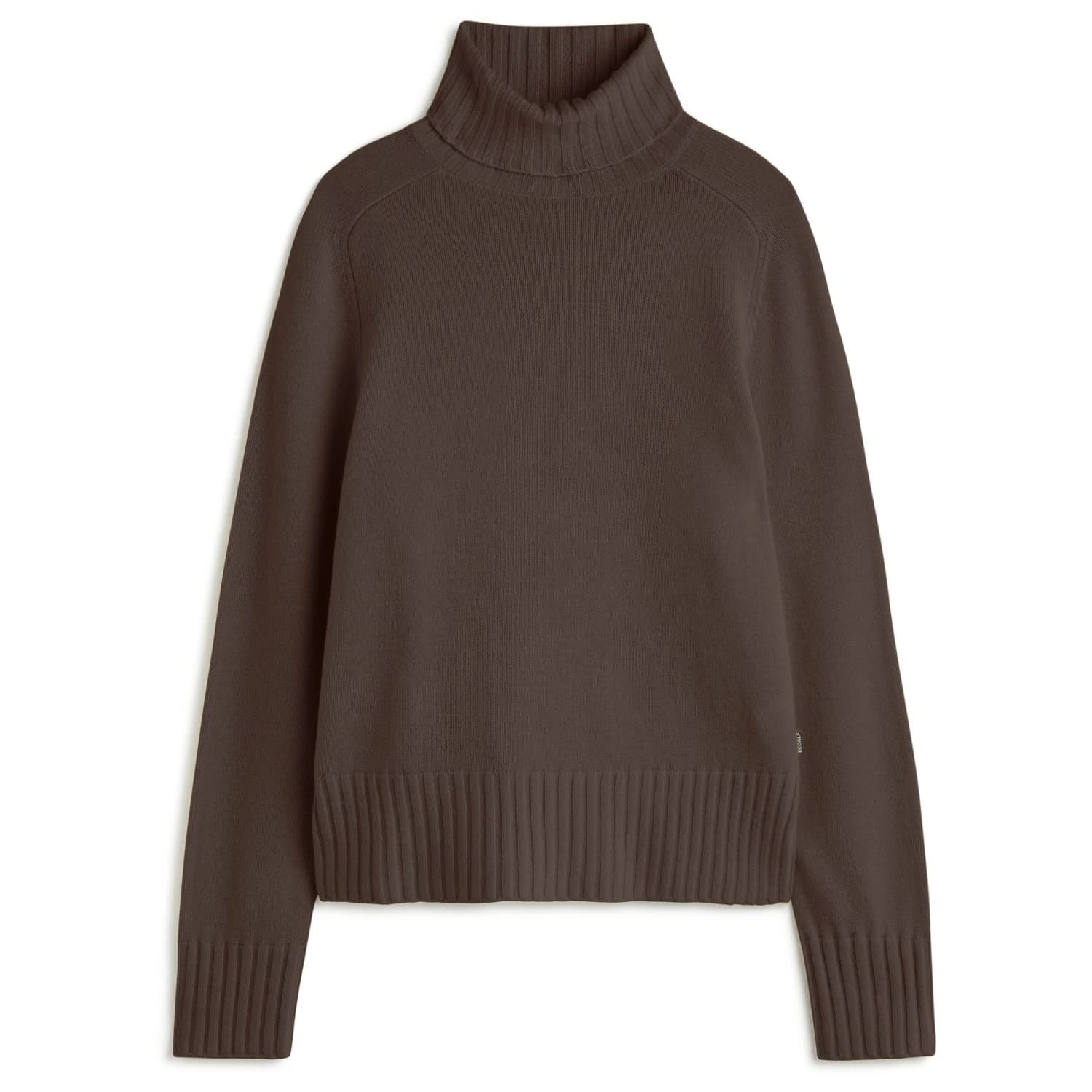 Вълнен пуловер Ecoalf Women's Caqui Knit Wool jumper - Dark Chocolate