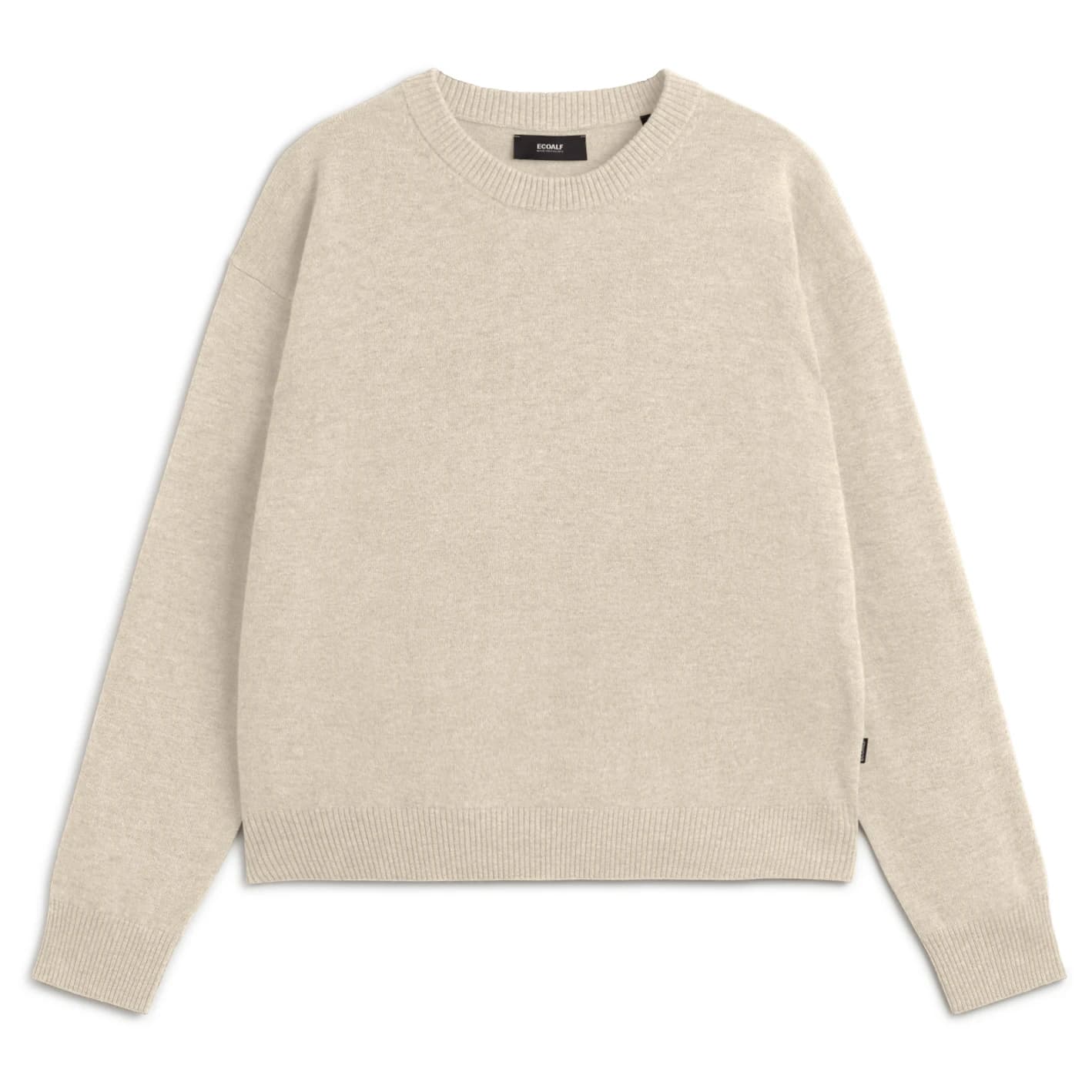 Вълнен пуловер Ecoalf Women's Cosmos Knit Wool jumper - Bone Melange