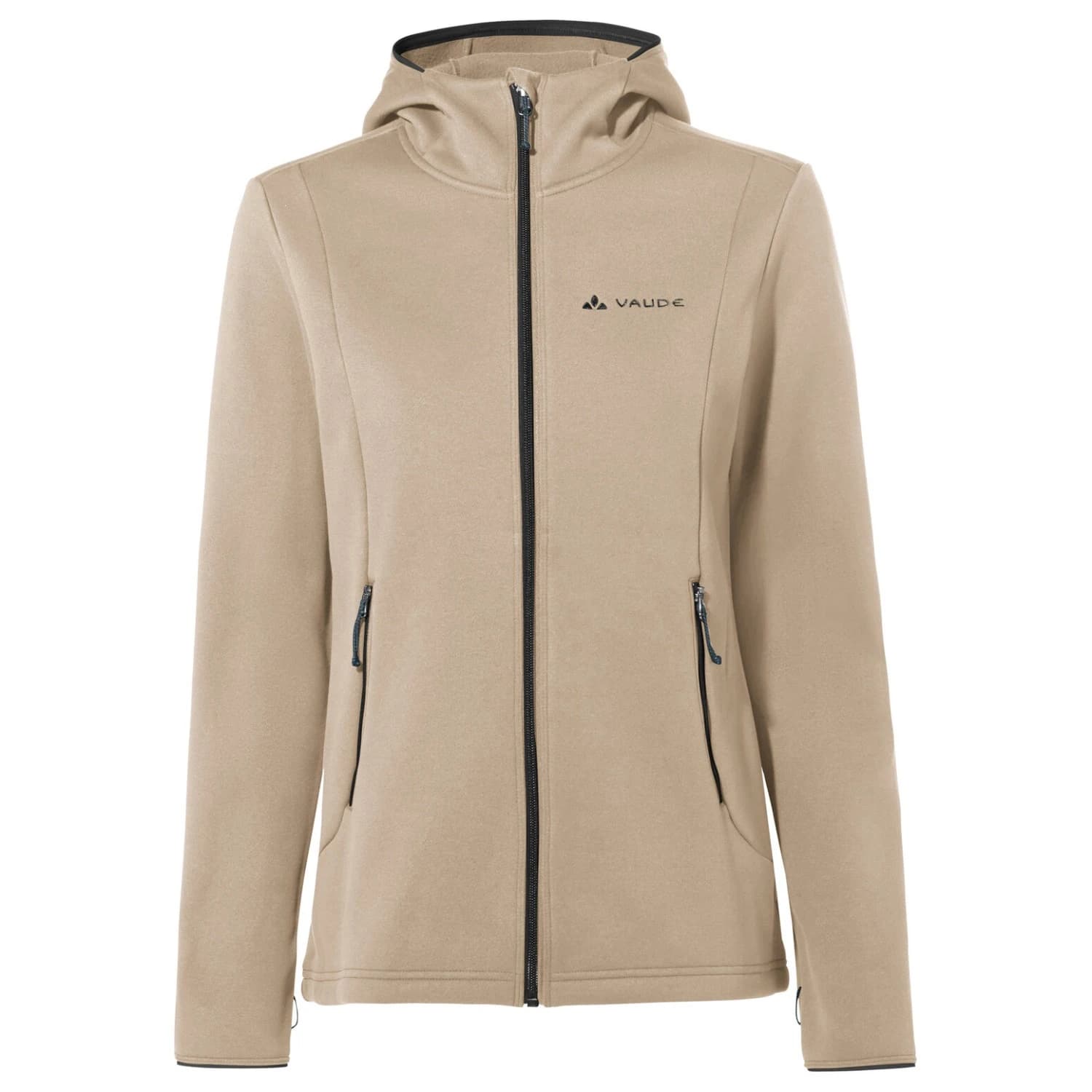 Дамско поларено яке Vaude Women's Idris Fleece Hoody Fleece jacket - Linen