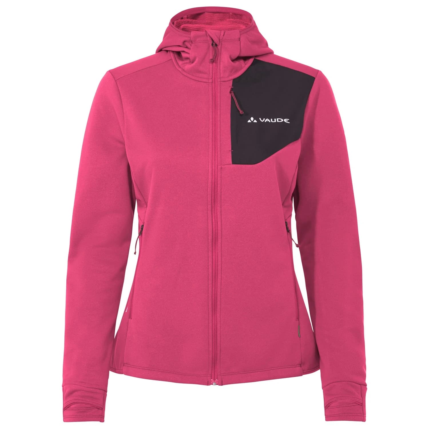 Дамско поларено яке Vaude Women's Monviso Fleece Jacket III Fleece jacket - Hibiscus Pink