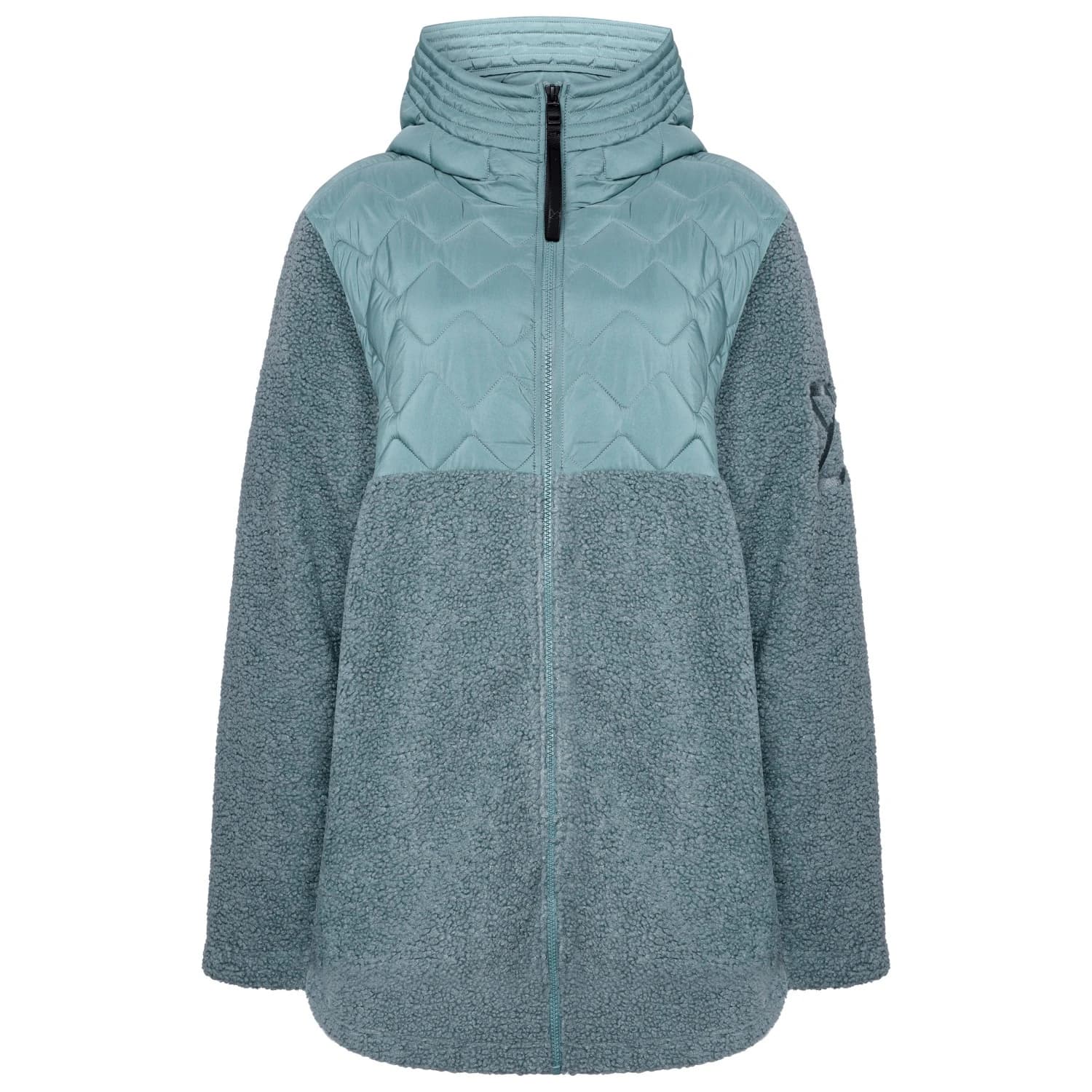 Дамско поларено яке Didriksons Women's Bibi Fullzip 2 Fleece jacket - Factory Blue