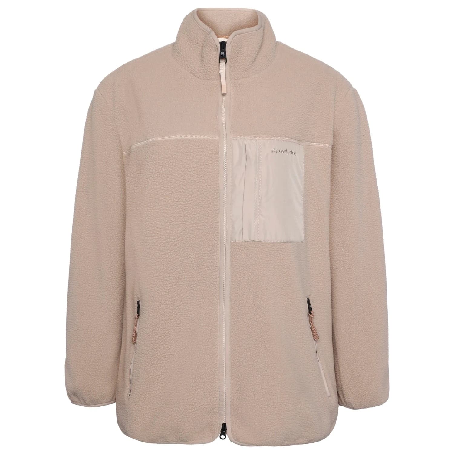 Дамско поларено яке KnowledgeCotton Apparel Women's ED Adv. Nordic Light Zip Fleece jacket - Light Feather Gray