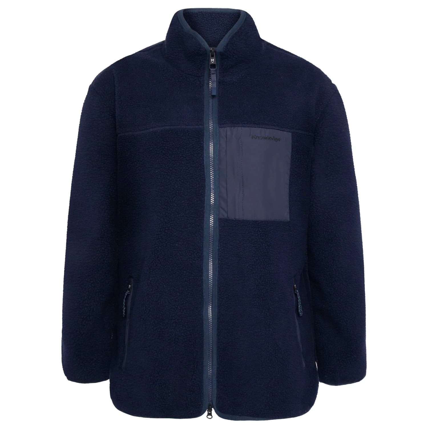 Дамско поларено яке KnowledgeCotton Apparel Women's ED Adv. Nordic Light Zip Fleece jacket - Night Sky