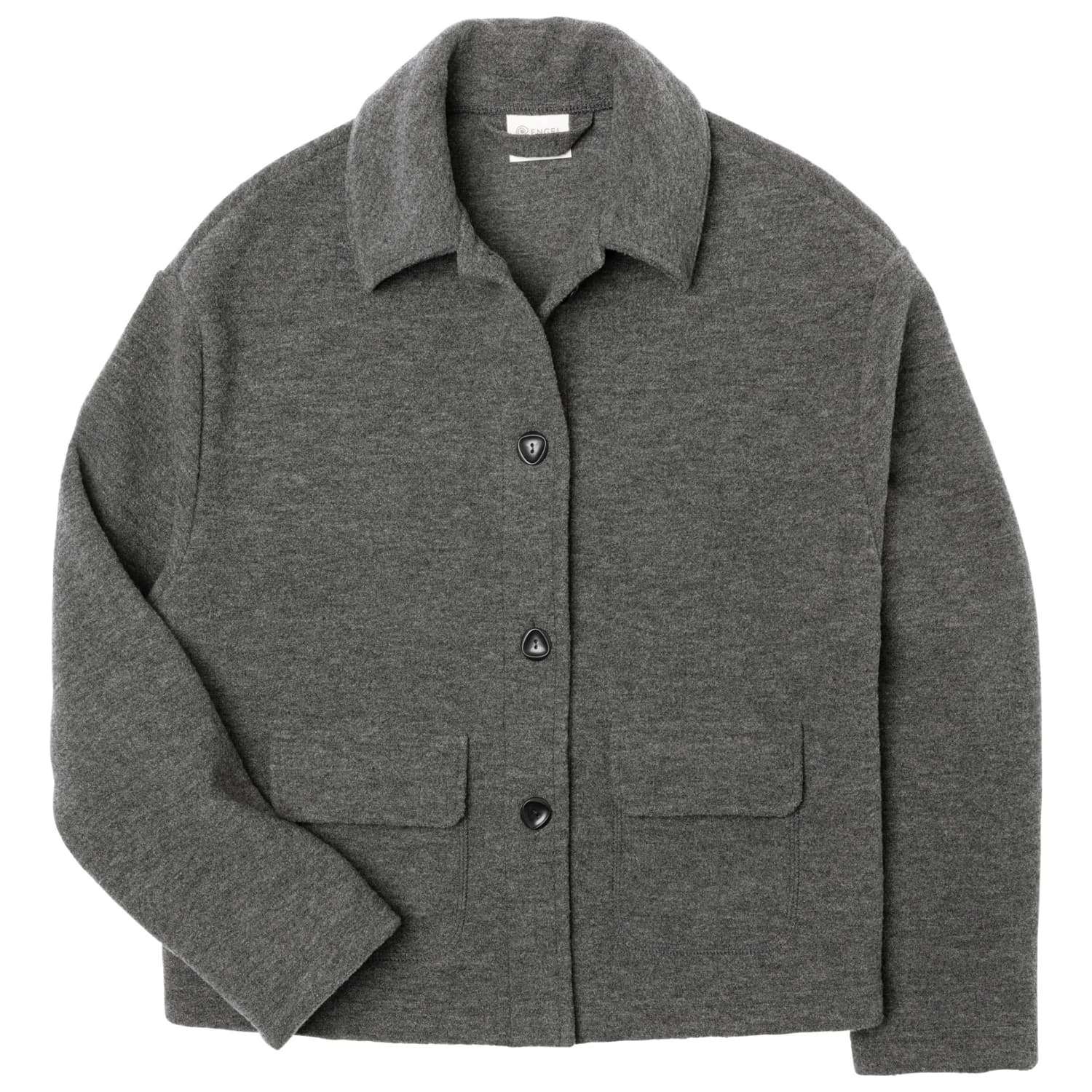 Дамско вълнено яке Engel Women's Jacket Merino jacket - Lavagrau Melange