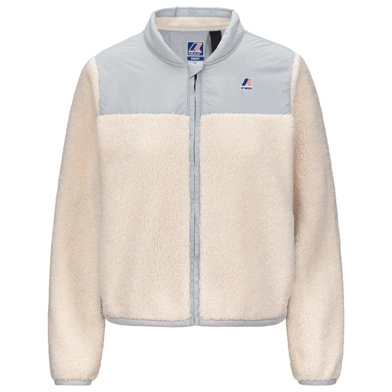 Дамско поларено яке K-way Women's Bernardine 4.0 Orsetto Fleece jacket - Grey / Ecru
