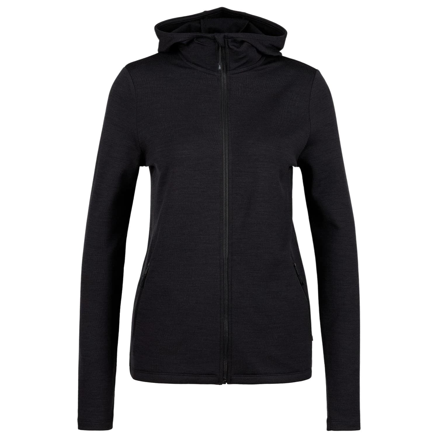 Дамско вълнено яке Heber Peak Women's Merino210 EvergreenHe. Zip Hoody Zip-up hoodie - Black