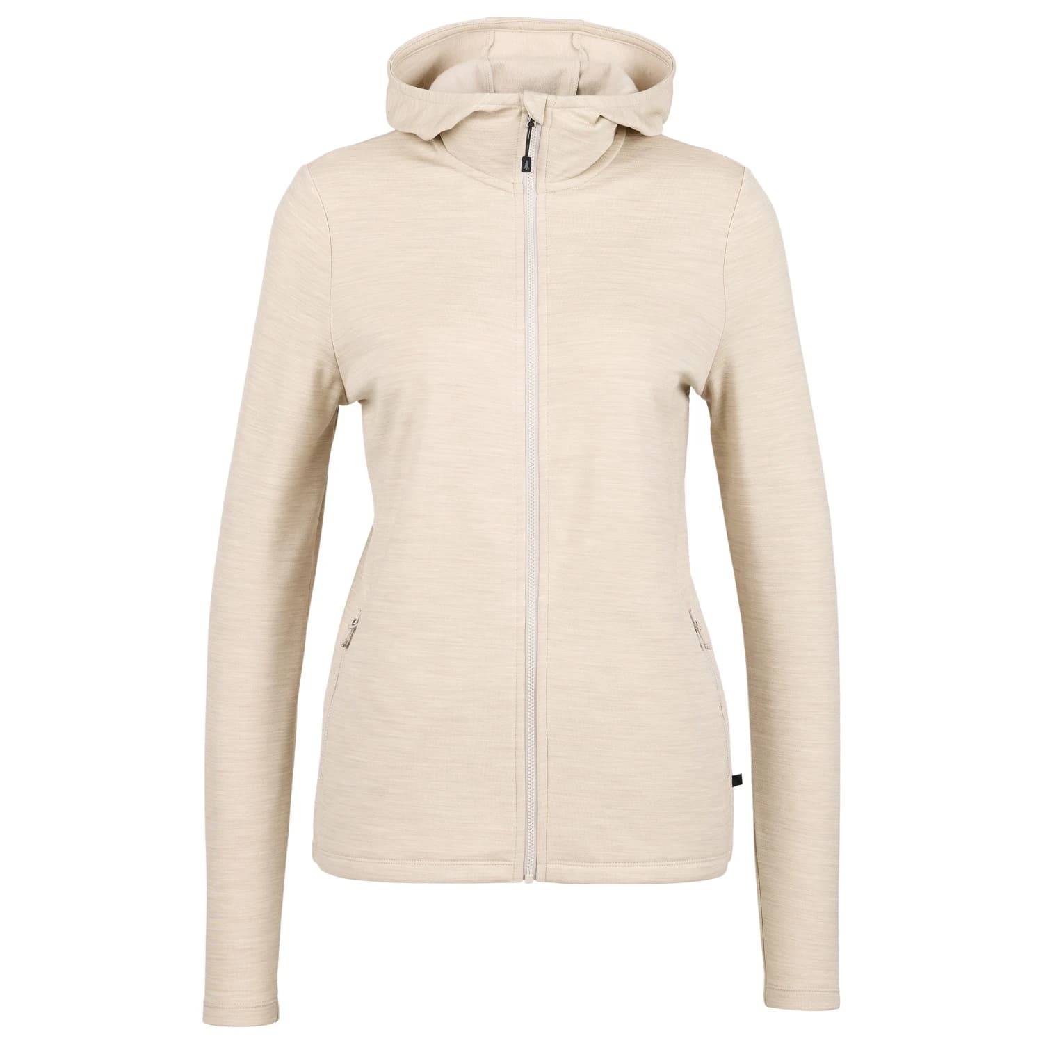 Дамско вълнено яке Heber Peak Women's Merino210 EvergreenHe. Zip Hoody Zip-up hoodie - Cashmere Beige / Melange