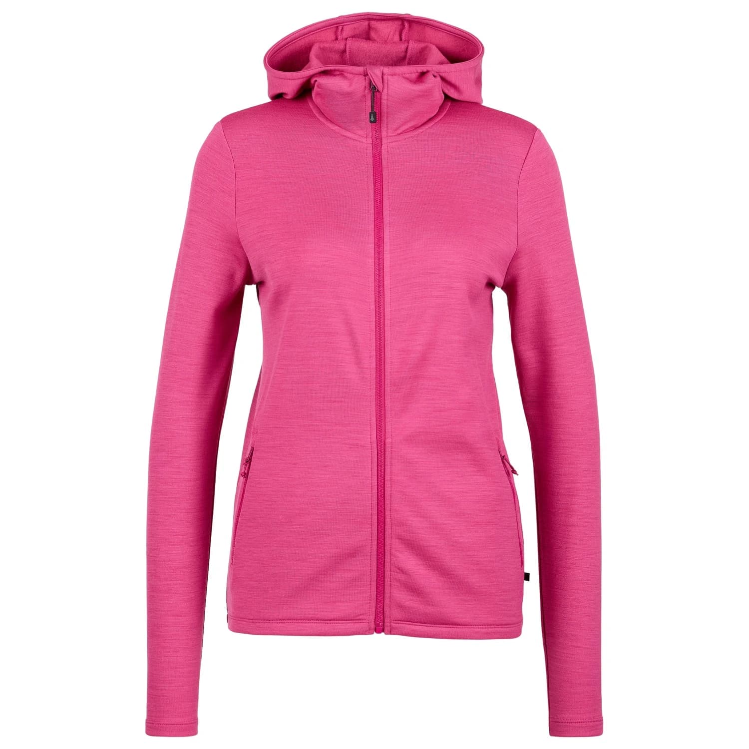 Дамско вълнено яке Heber Peak Women's Merino210 EvergreenHe. Zip Hoody Zip-up hoodie - Deep Pink