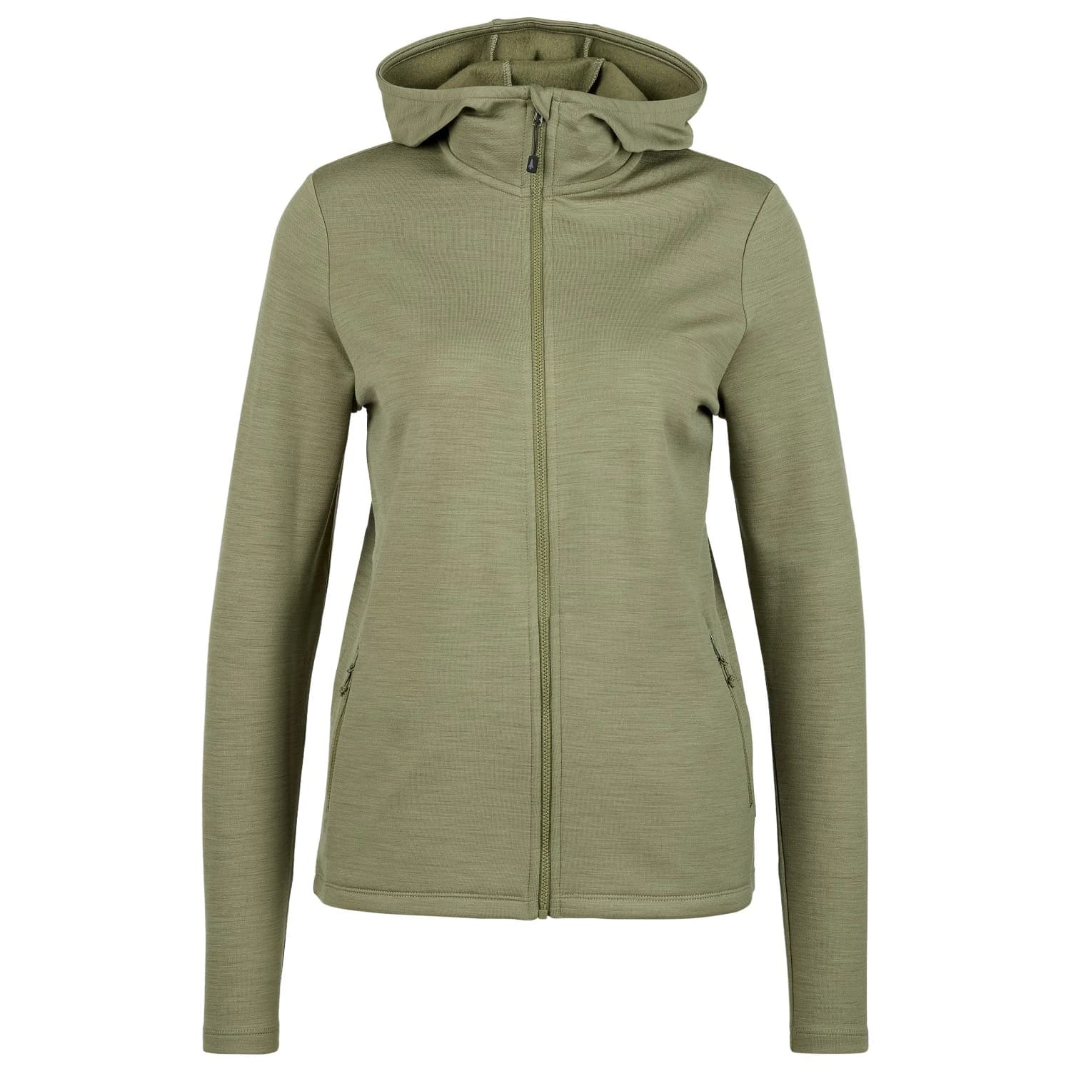 Дамско вълнено яке Heber Peak Women's Merino210 EvergreenHe. Zip Hoody Zip-up hoodie - Lucky Green