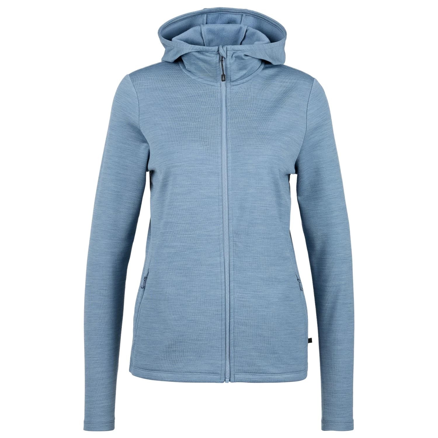 Дамско вълнено яке Heber Peak Women's Merino210 EvergreenHe. Zip Hoody Zip-up hoodie - Smoke Navy Melange