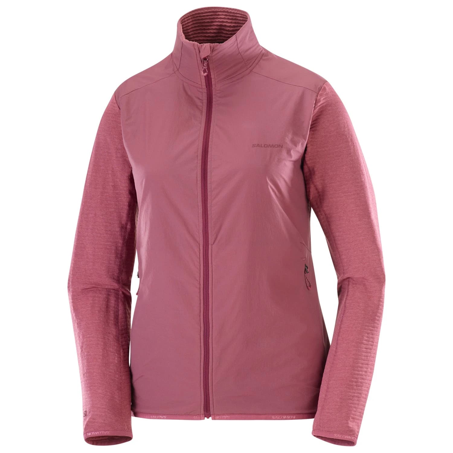 Дамско поларено яке Salomon Women's Essential Lightwarm Hybrid Fleece jacket - Nocturne