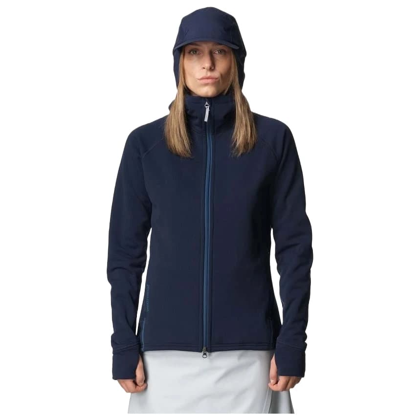 Дамско поларено яке Houdini Women's Power Houdi Fleece jacket - Blue Illusion
