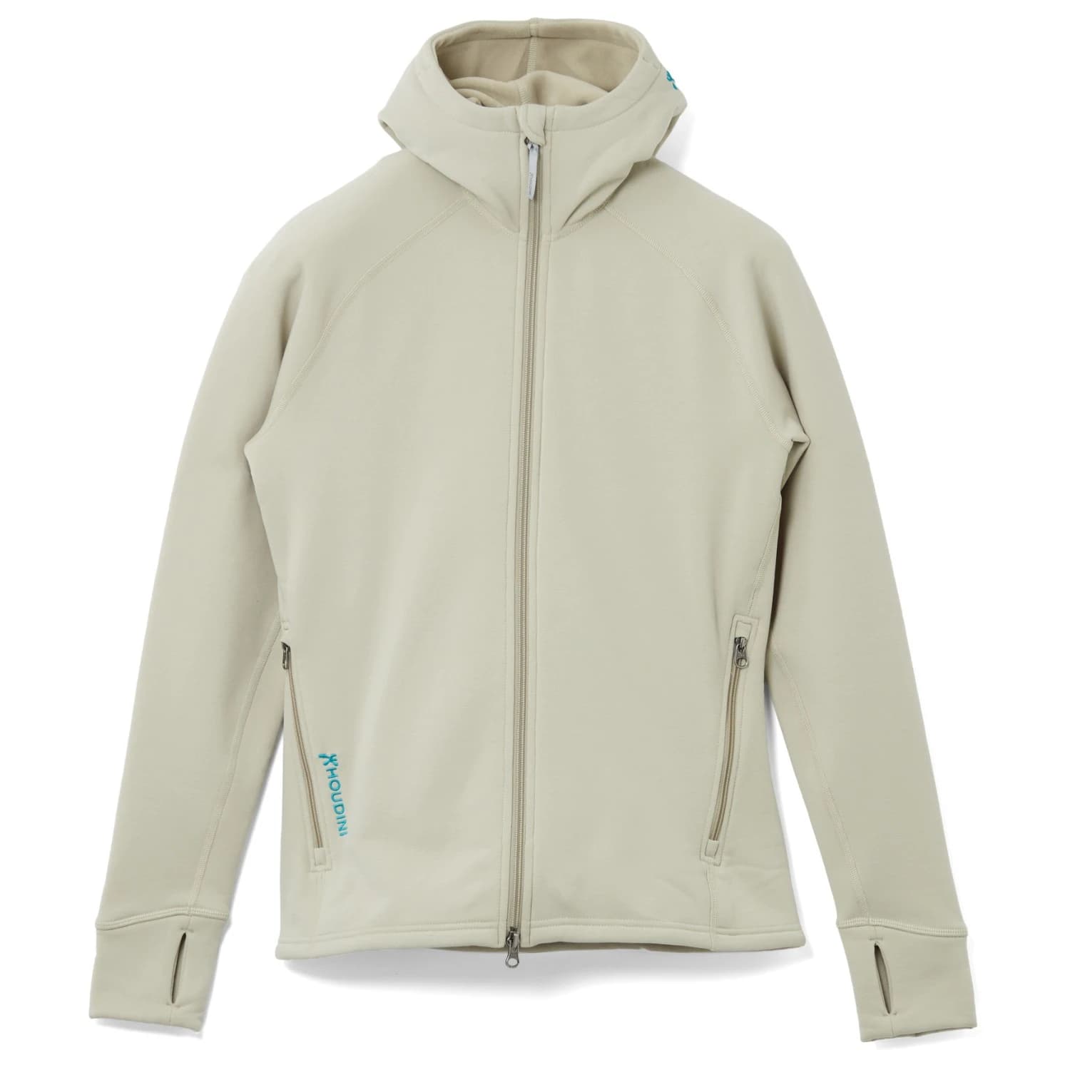 Дамско поларено яке Houdini Women's Power Houdi Fleece jacket - Greenish Gray