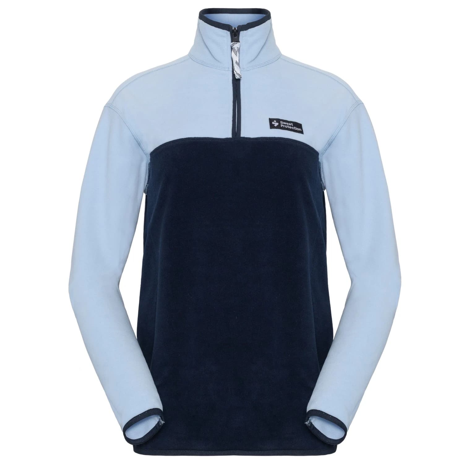 Дамски поларен пуловер Sweet Protection Women's Timber Fleece Half Zip Fleece jumper - Borrowed Blue