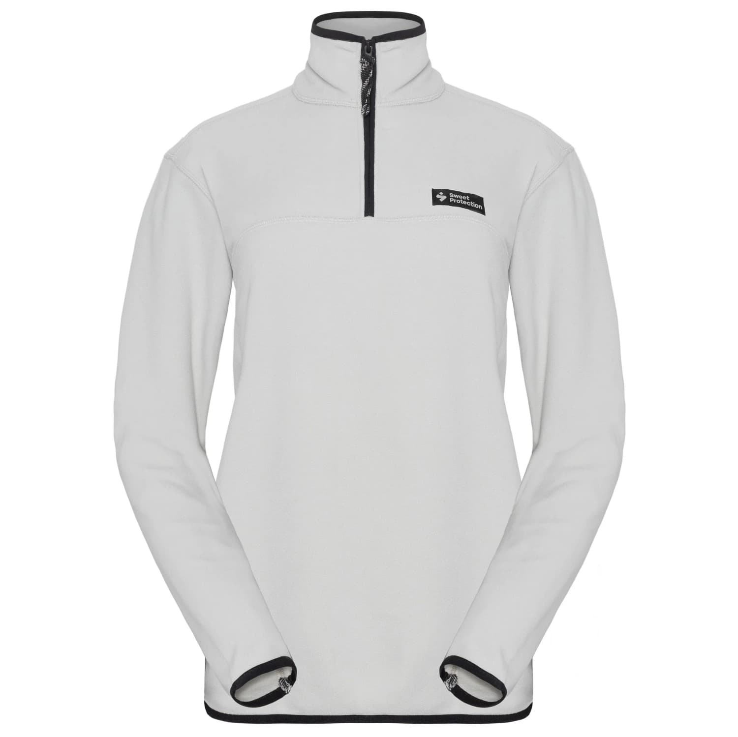 Дамски поларен пуловер Sweet Protection Women's Timber Fleece Half Zip Fleece jumper - Light Grey