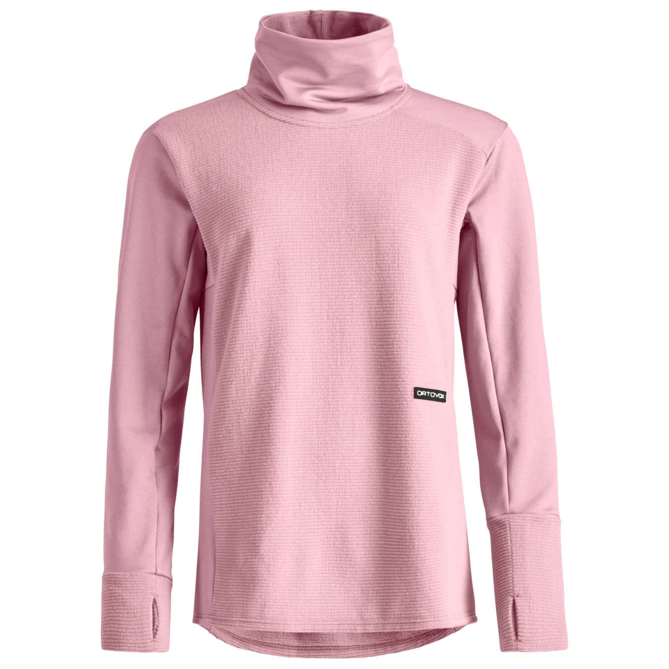 Дамски поларен пуловер Ortovox Women's Fleece Cord Longsleeve Fleece jumper - Dawn Rose